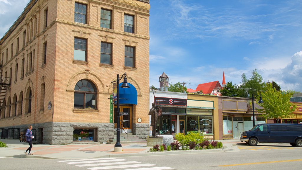 Rossland mettant en vedette patrimoine historique