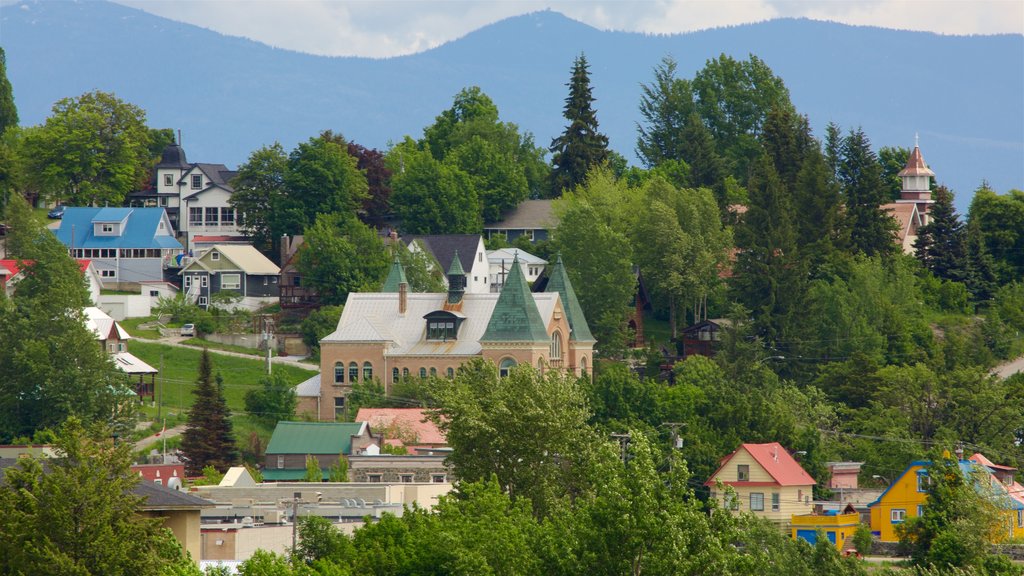 Rossland which includes a small town or village