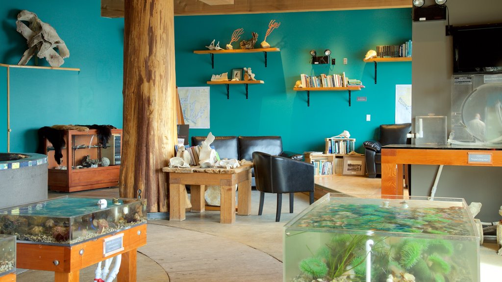 Ucluelet Aquarium inclusief interieur