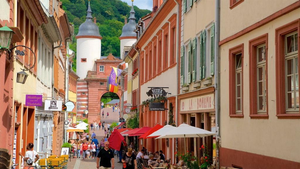 Heidelberg mettant en vedette éléments du patrimoine