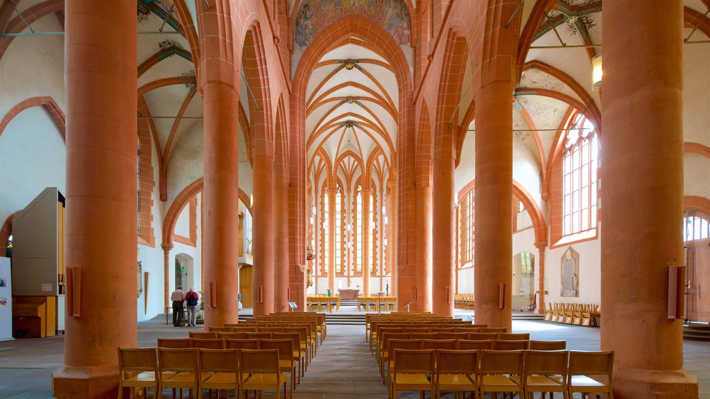 Heidelberg Church of the Holy Spirit showing a church or cathedral, heritage elements and interior views