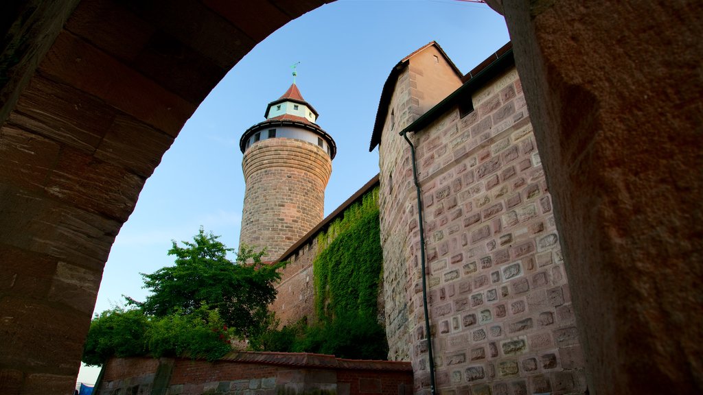 Castillo de Nuremberg ofreciendo elementos del patrimonio