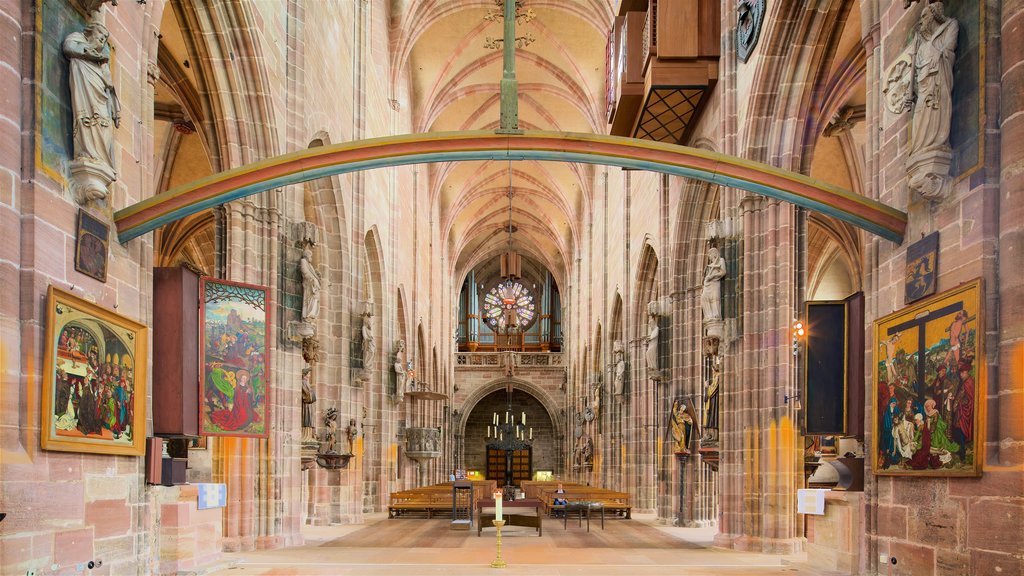 St. Lorenz Church showing heritage elements, a church or cathedral and interior views