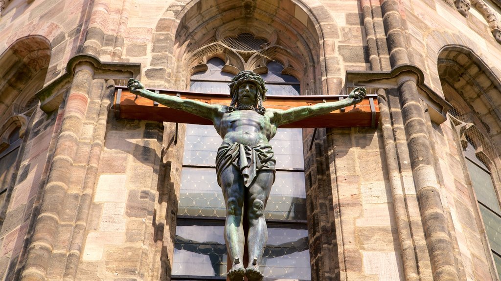 St. Sebaldus Church showing religious aspects and heritage elements