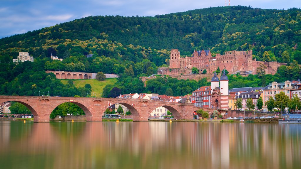 Pont Karl Theodor qui includes une rivière ou un ruisseau, un pont et éléments du patrimoine