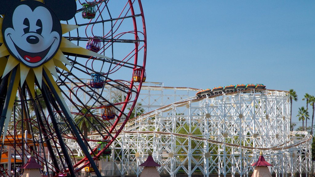 Disney California Adventure® Park showing rides