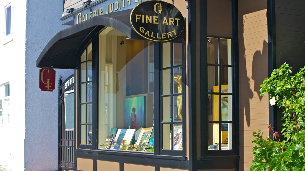 Sausalito featuring signage