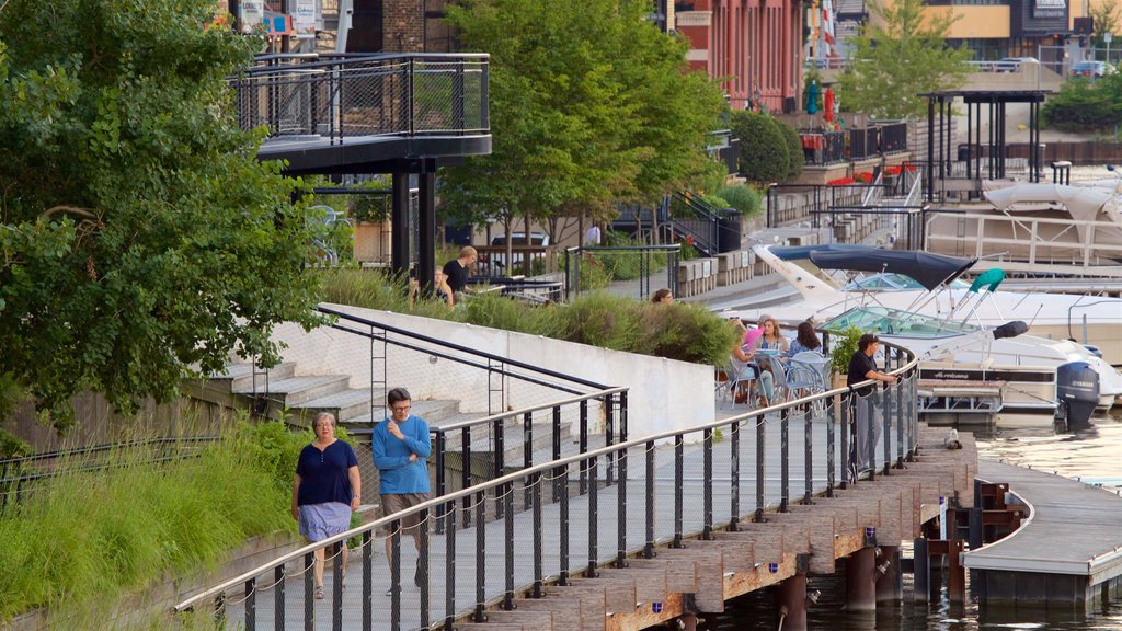 Historic Third Ward featuring a river or creek