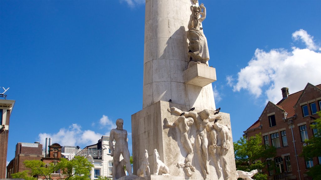 Amsterdã caracterizando uma estátua ou escultura