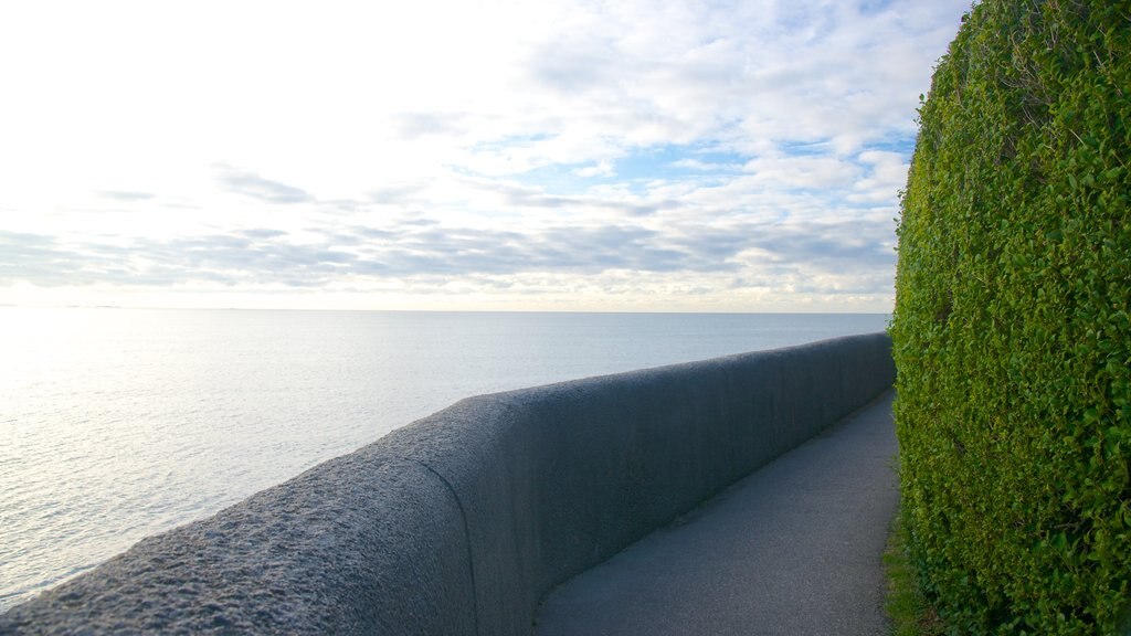 Cliff Walk og byder på udsigt over kystområde