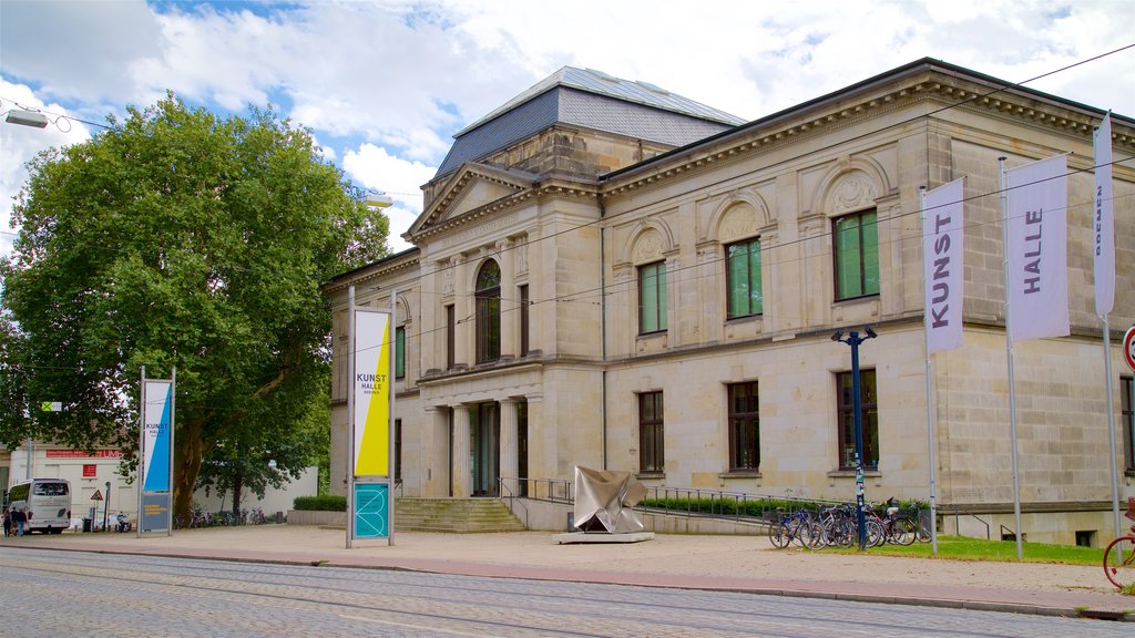 Kunsthalle Bremen mostrando elementos del patrimonio