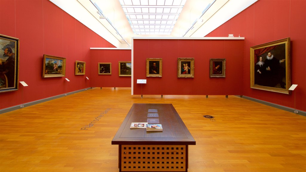 Lower Saxony State Museum showing interior views and art