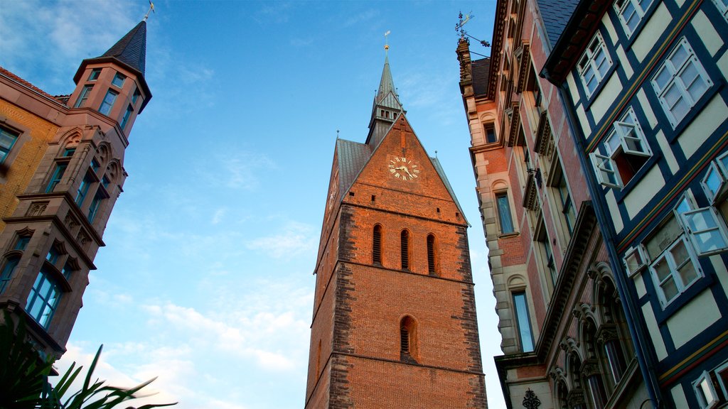 Marktkirche caracterizando elementos de patrimônio