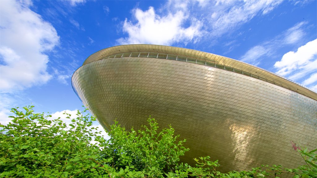 Centro de Ciencias Universum, Bremen, Alemania que incluye arquitectura moderna