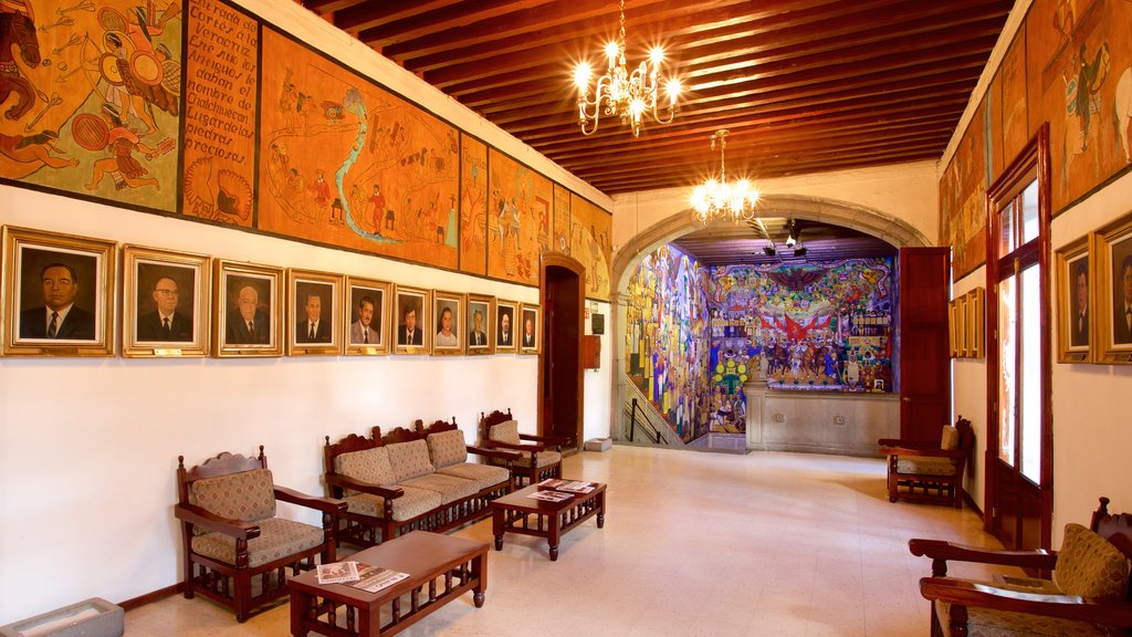 Government Palace showing art, heritage elements and interior views