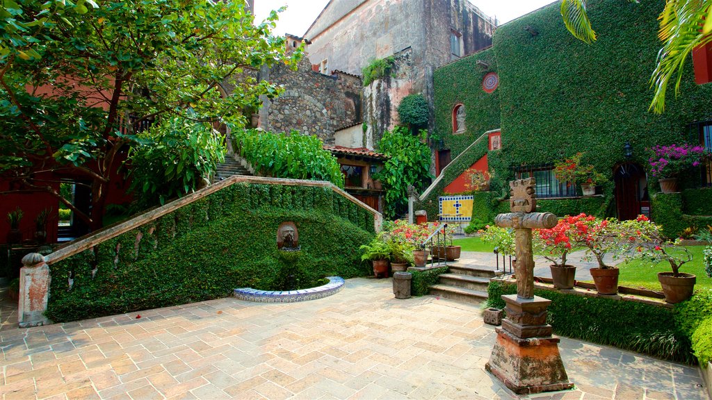 Robert Brady Museum showing flowers and a park