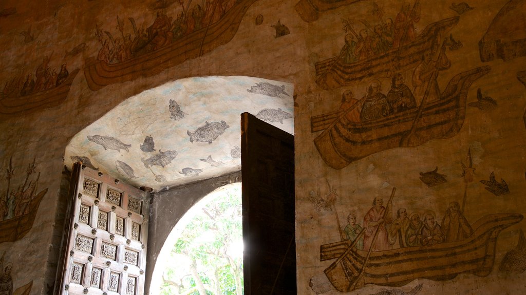 Cuernavaca Cathedral showing interior views and heritage elements