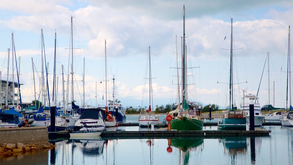 Nelly Bay featuring a bay or harbour