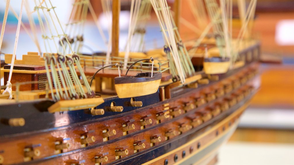 Maritime Museum of Townsville showing interior views