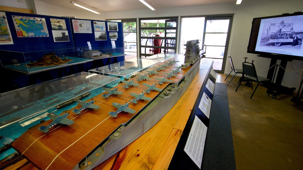 Maritime Museum of Townsville featuring interior views