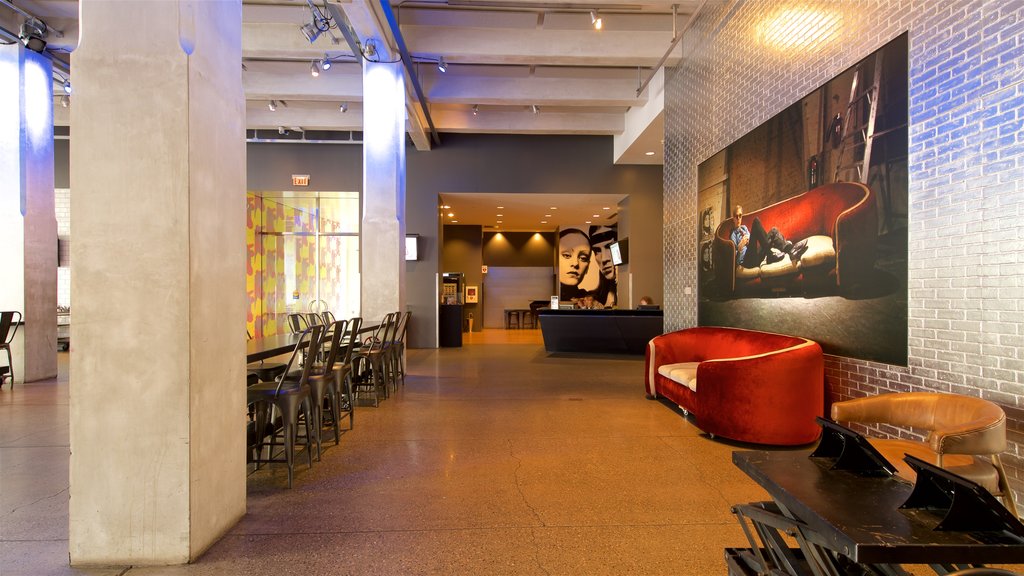 Andy Warhol Museum featuring interior views and art