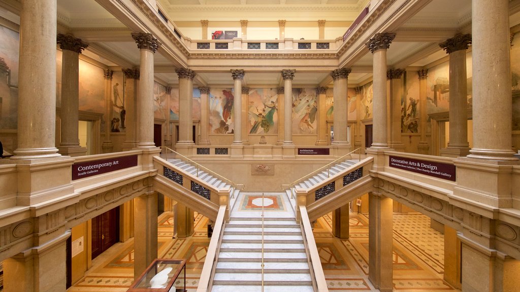 Carnegie Museum of Art showing heritage elements and interior views