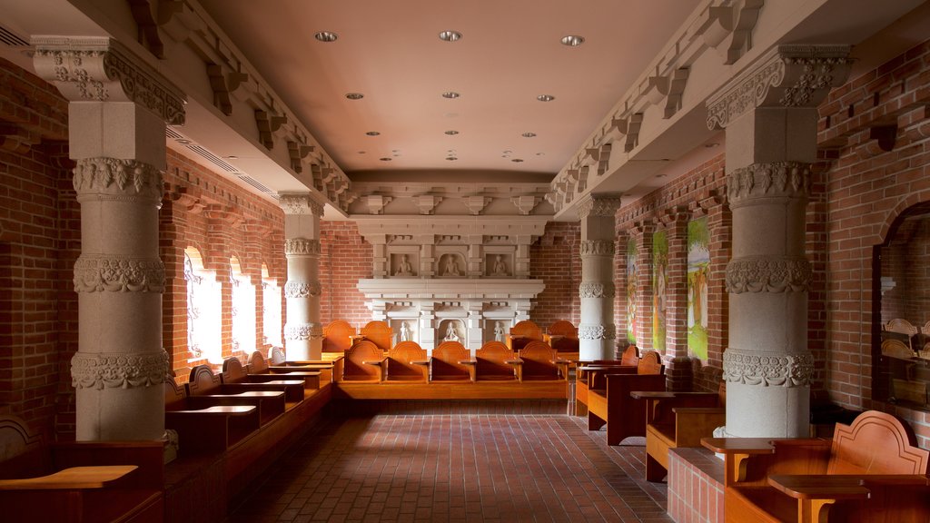 Cathedral of Learning showing a church or cathedral and interior views