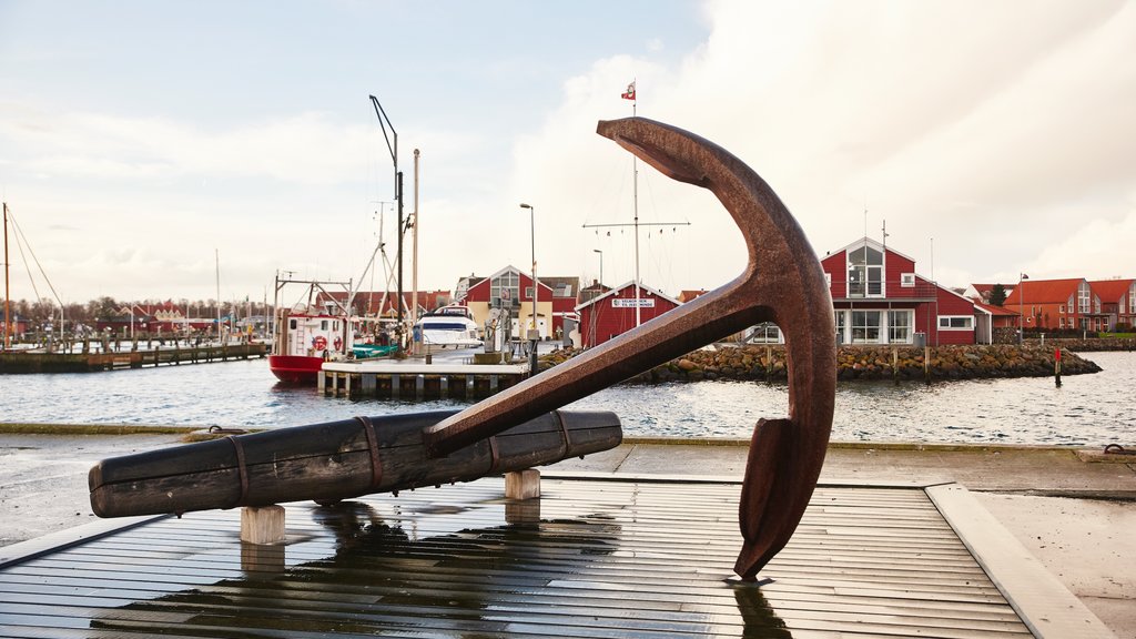 Juelsminde which includes a bay or harbour