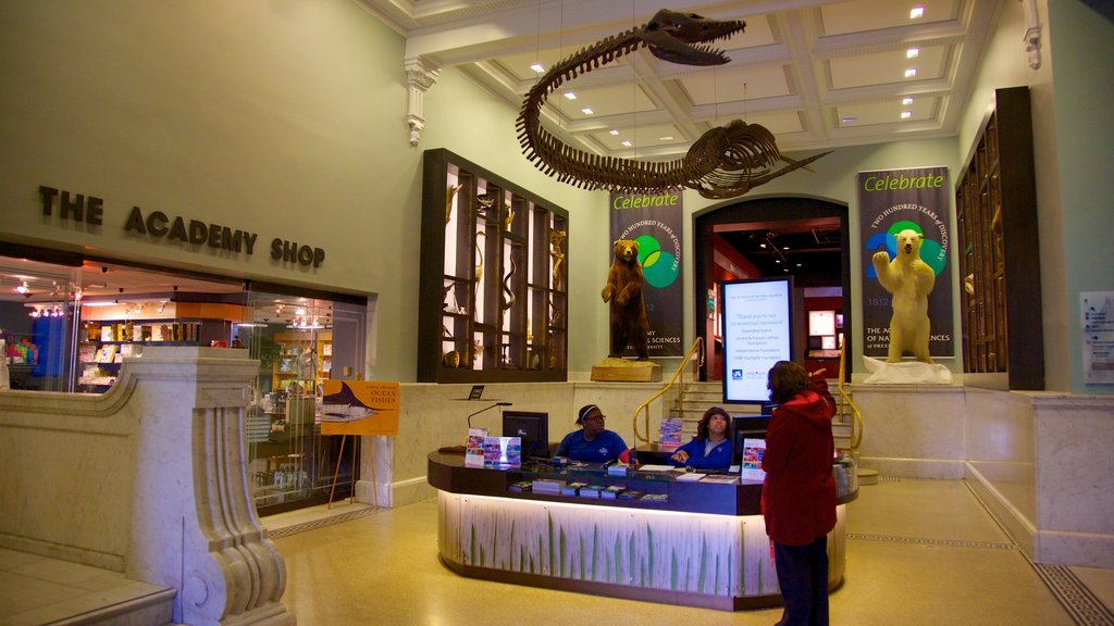 Academy of Natural Sciences featuring interior views