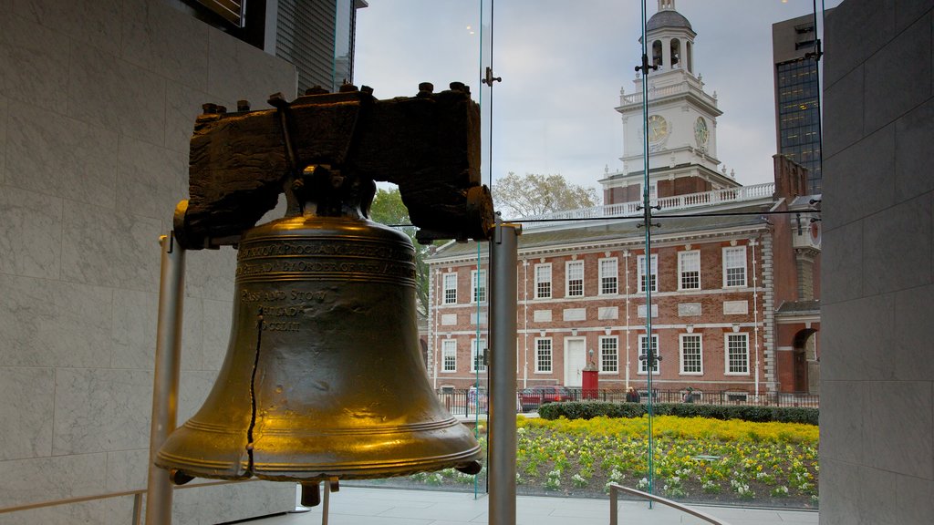 Liberty Bell Center featuring a city