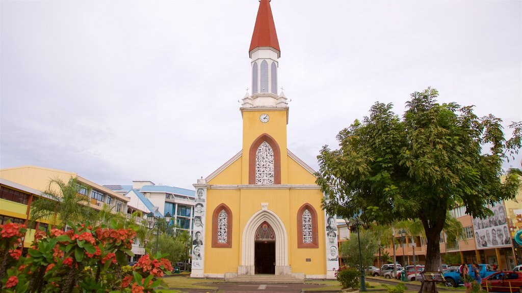 Cathedrale de L\'lmmaculee Conception featuring a church or cathedral