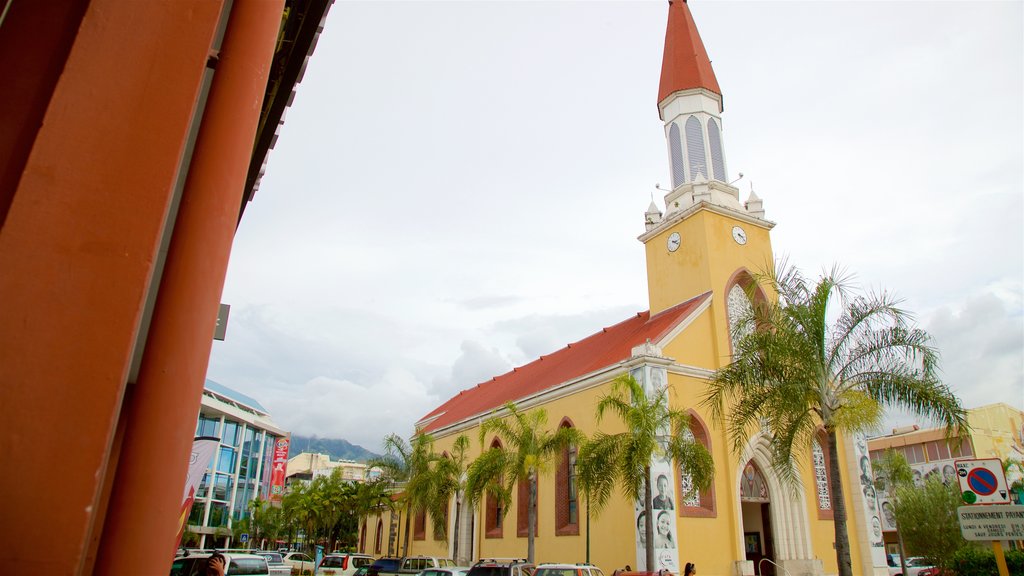 Cathedrale de L\'lmmaculee Conception featuring a church or cathedral