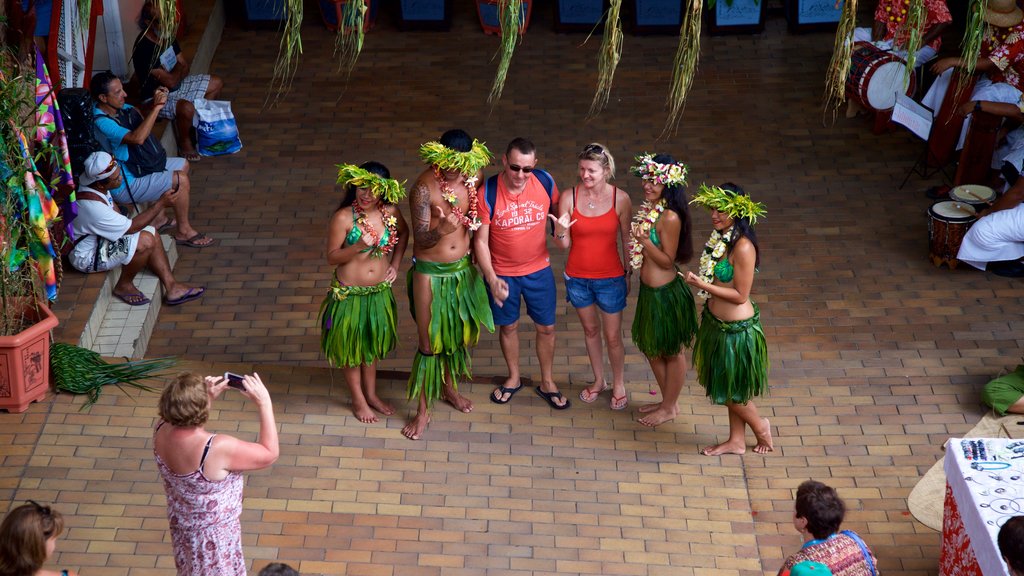 Marché de Papeete aussi bien que couple