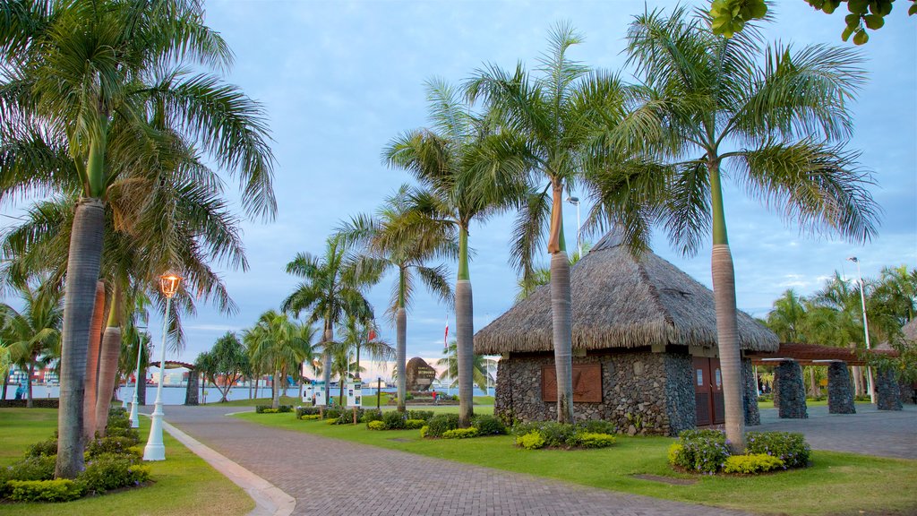 Papeete showing tropical scenes and a garden