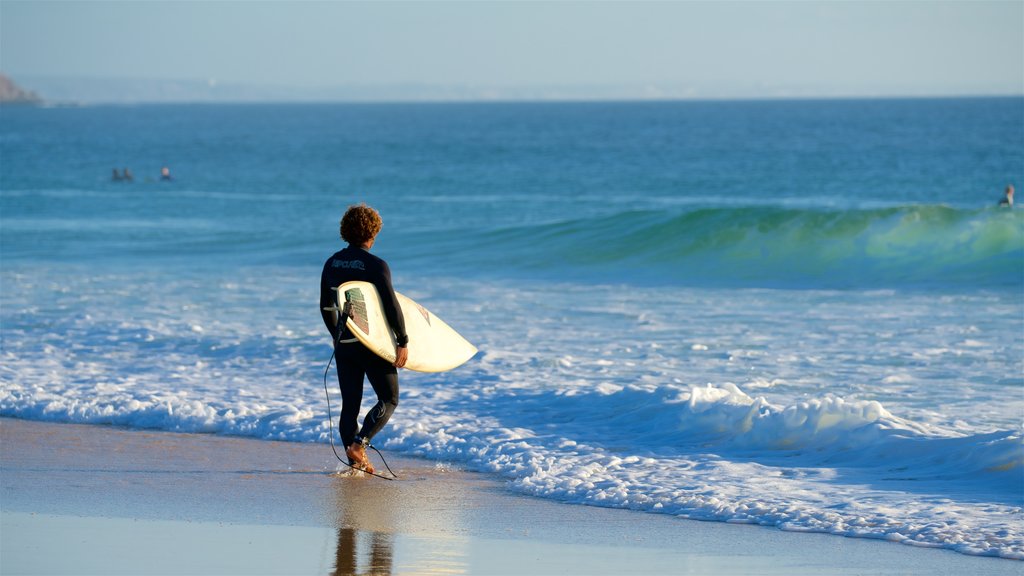 Peniche featuring surfing, a beach and waves