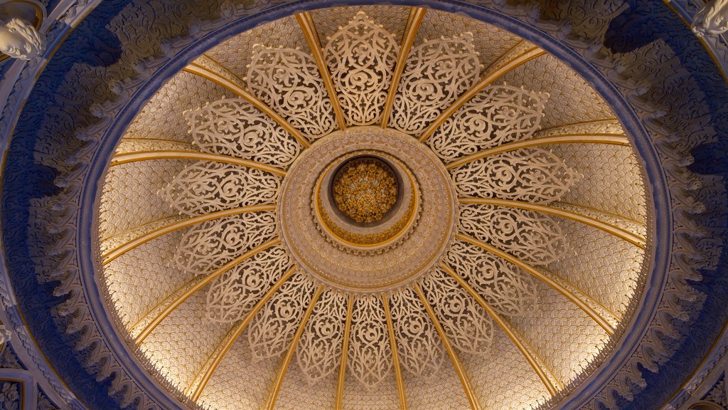 Palácio de Monserrate que inclui elementos de patrimônio e vistas internas