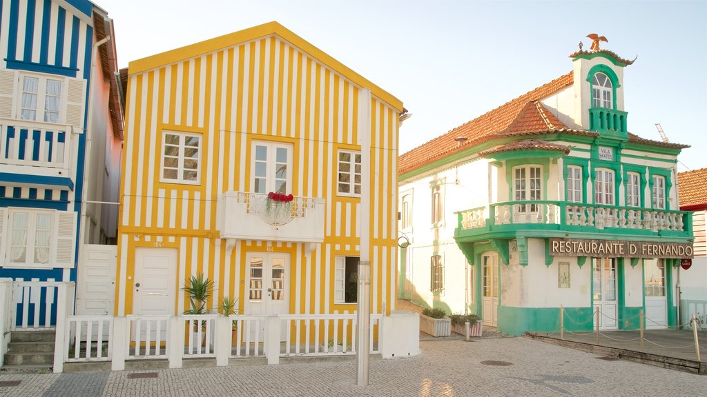 Costa Nova Beach which includes a house