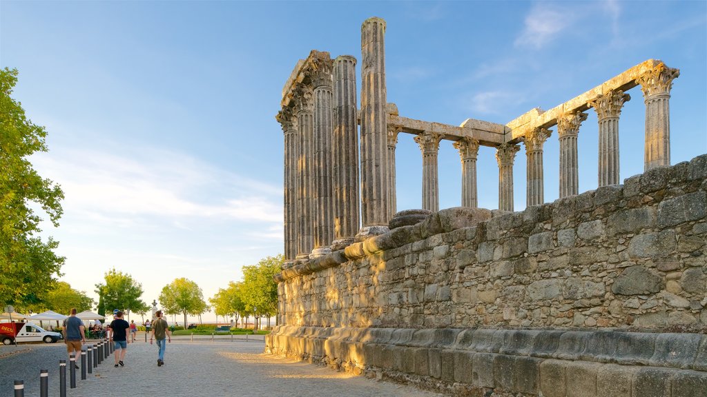 Templo Romano que incluye elementos patrimoniales y una ruina