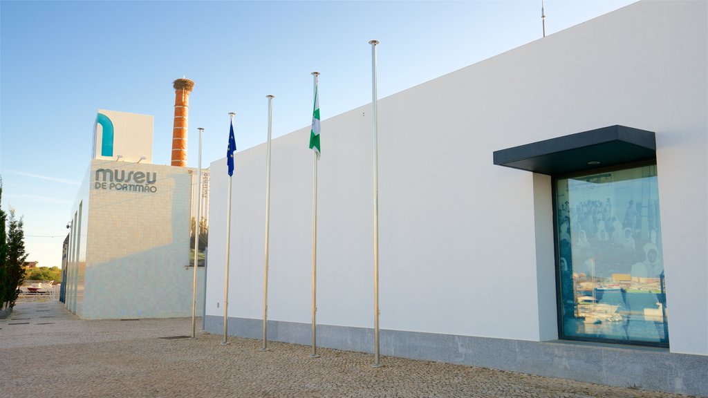 Portimao Museum showing signage