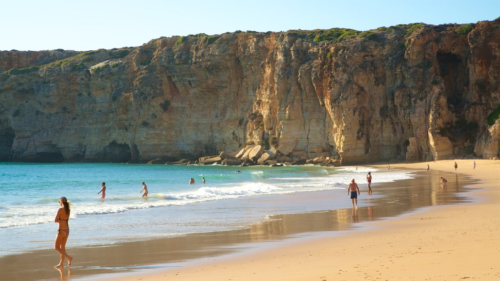 Beliche Beach featuring a beach, rocky coastline and general coastal views