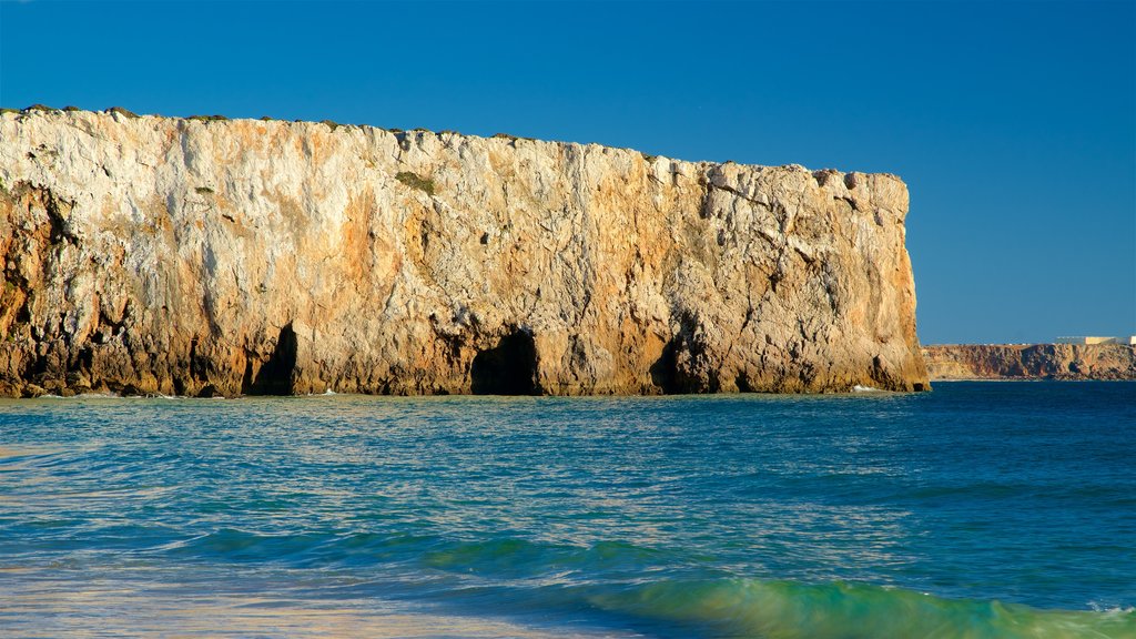 Beliche Beach which includes general coastal views and rugged coastline