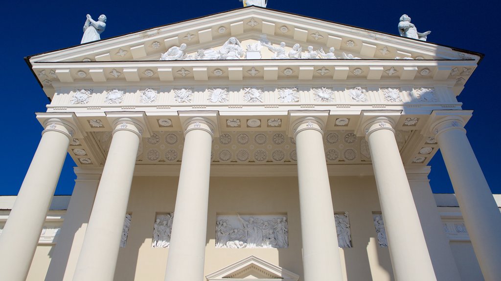 Vilnius Cathedral featuring heritage elements