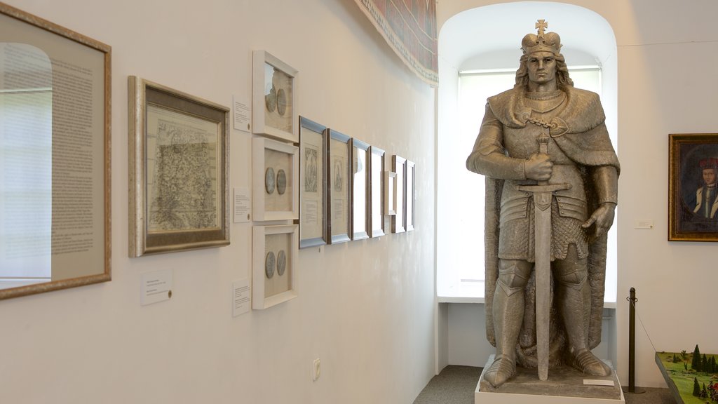 Museu Nacional da Lituânia caracterizando elementos de patrimônio e vistas internas