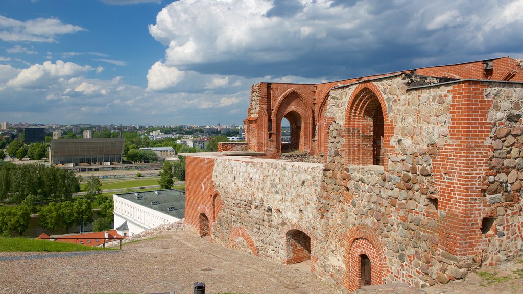 Higher featuring a ruin and heritage architecture