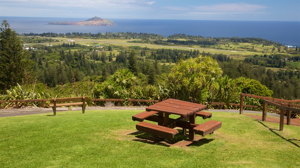 Mount Pitt which includes island images, landscape views and general coastal views