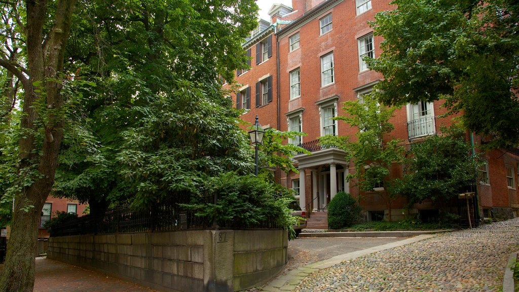 Passeio De Pedra Abandonado Em Beacon Hill, Boston Imagem de Stock - Imagem  de tijolo, pedra: 68578625