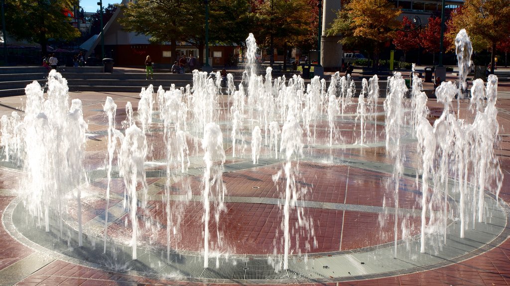 Centennial Olympic Park featuring a fountain