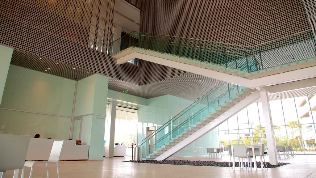 Tampa Museum of Art showing interior views