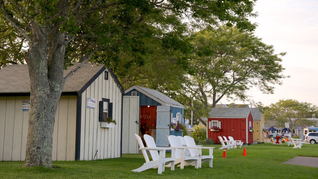 Hyannis Harbor showing a park