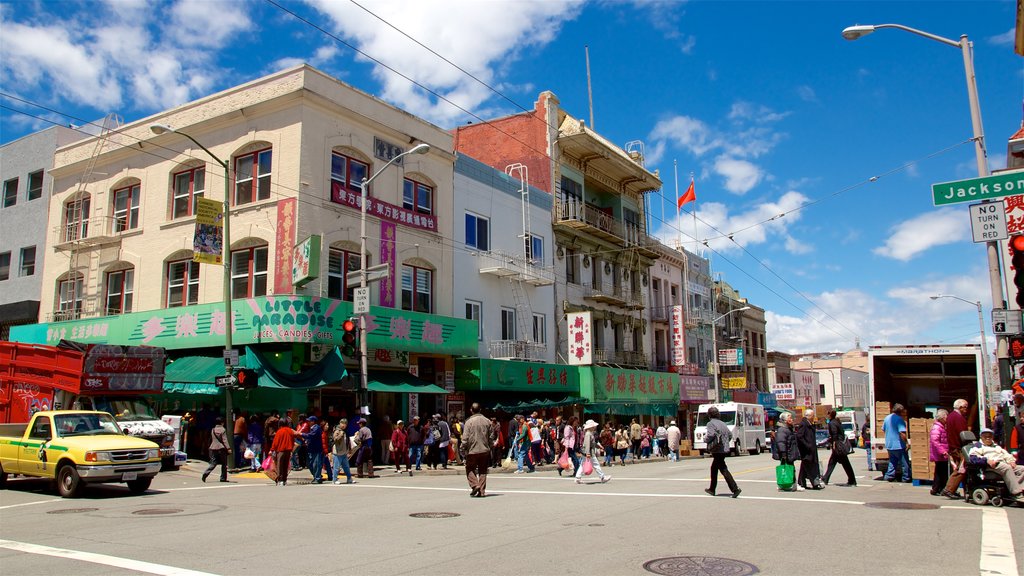 Chinatown såvel som en lille gruppe mennesker